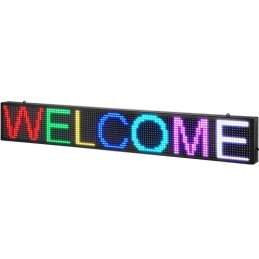 131x19cm Programmable LED Sign Scrolling Display Board P10 Full Color