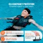 Life Vest for Watersports (PFD), Life Jacket with Waterproof Nylon & 85N Buoyancy, Life Vest/Jacket for Any Water Activity-Fishi