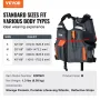 Life Vest for Watersports (PFD), Life Jacket with Waterproof Nylon & 85N Buoyancy, Life Vest/Jacket for Any Water Activity-Fishi