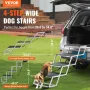 Dog Stair for Cars 4-step Folding Dog Steps Aluminum Loads up to 113.4 kg