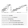 Dog Stair for Cars 4-step Folding Dog Steps Aluminum Loads up to 113.4 kg