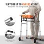 Foldende Walker-stand-assistent foldningsvandrere med justerbar