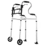 Foldende Walker-stand-assistent foldningsvandrere med justerbar