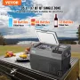 Portable Car Refrigerator, with Ice Making Function, 12 Volt Car Refrigerator Fridge, 35 L Single Zone Portable Freezer, -4℉-68℉