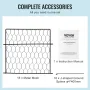 4 Pack Plant Protector from Animals, 13.4'' x 13.4'' Chicken Wire Plant Protector, Plant Cages for Outdoor Plants, Flowers & Veg