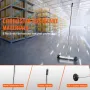 Magnetic Sweeper with Wheels, 15inch Mini Magnetic Sweeper, 8 lbs Capacity, Adjustable Handle, Lightweight Magnetic Pickup Sweep