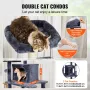 Cat Tree 68.5 "Kattårn med katte condos sisal skrabe post