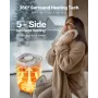 Towel Warmers for Bathroom, 35 L Towel Warmer Bucket, Towel Dryer with Auto Shut Off for Spa Fits up to 6 Oversized Bath Towels,