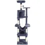 Cat Tree for Indoor Cats, 72" Cat Tower with 2 Cat Condos, Sisal Scratching Post, Hammock, Top Perch, Jumping Platforms, Large C