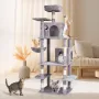 Cat Tree 68.5 "Cat Tower med Cat Condos Sisal Scratching Post