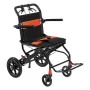 Rullestolaluminiumslegering Transportstol Foldbar 18-in W sæde