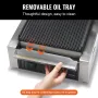 Kommerciel Panini Press Grill Electric Sandwich Maker Griddle