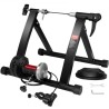 Bike Trainer Stand, Magnetic Stationary Bike Stand for 26"-29" Wheels, 6 Resistance Settings, Noise Reduction Flywheel Motor,
