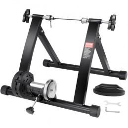 Bike Trainer Stand, Magnetic Stationary Bike Stand for 26"-29" Wheels, Noise Reduction Flywheel Motor, Protable Cycling for