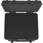 Hard Pistol Cases with Pre-cut PU Foam, Waterproof & Dustproof Hard Gun Case for 6 Pistol, 19.3×17.1×8.3 in Lockable Pistol Case