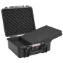 Hard Pistol Cases with Pre-cut PU Foam, Waterproof & Dustproof Hard Gun Case for 6 Pistol, 19.3×17.1×8.3 in Lockable Pistol Case