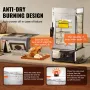 Commercial Food Warmer Display, 5-Tier Food Steamer Bun Warmer Machine, 30℃~110℃ Temperature Control, Stainless Steel Steamed Bu