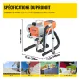 Højtryksløst vægmalingsspray Gun Sprayer Machine Spraying 1800W