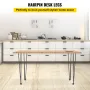 Hairpin Table Legs 71.1 cm Black Set of 4 Desk Legs Each 99.8 kg Capacity Hairpin Desk Legs 3 Rods for Bench Desk Dining End Tab