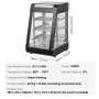3-Tier Commercial Food Warmer Display, 1000W Food Display Warmer with Light, Adjustable Shelf and Temperature Display, 30℃~85℃ S