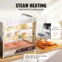 2-lags kommerciel madvarmer Display bordplade Pizza Skab med