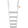 Removable Dock Ladder 5 Steps, 350 lbs Load Capacity, Pontoon Boat Ladder with 4'' Wide Step & Nonslip Design for Ship/Lake/Pool
