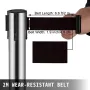 Crowd Control Stanchions barrierer 6-pakning med 3 stk.