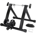 Bike Trainer Stand, Magnetic Stationary Bike Stand for 26"-29" Wheels, Low Noise Motor, Protable Folding Bicycle Trainer for