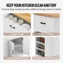 Kitchen Island Cart, 46" Wood Top Breakfast Bar with Storage Cabinet, Farmhouse Kitchen Table with Adjustable Shelf, Drawer, for
