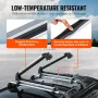 Ski Snowboard Rack 31.7 "Universal Ski Rack til biltak med lås