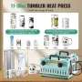 Tumbler Heat Press Machine 2 Station Heaters 11-30oz krus Press