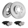 Front Brake Kit for Vauxhall Adam(M13), Corsa D (S07), Corsa D Box/Hatchback (S07), Brake Rotors Ceramic Brake Pads Replacement 