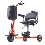 Foldable 3 Wheel Mobility Scooter for Seniors, Portable Electric Powered Mobility Scooter with 12 Mile Long Range, All Terrain T