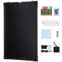 LED -opslagstavle Light Board oplyst sletning 405x605mm