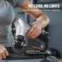 Massage Gun Deep Tissue, Percussion Muscle Massage Gun for Athletes - with 6 Speed Levels & 4 Massage Heads, 12V 2500mAh Batteri