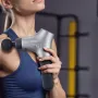Massage Gun Deep Tissue, Percussion Muscle Massage Gun for Athletes - with 6 Speed Levels & 4 Massage Heads, 12V 2500mAh Batteri