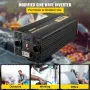 Power Inverter Modified Sine Wave Inverter 6000W DC 12V til AC