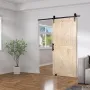 Staldør og hardware -kit 36 ​​"X 84" Wood Sliding Barn Door Kit