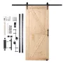 Staldør og hardware -kit 36 ​​"X 84" Wood Sliding Barn Door Kit