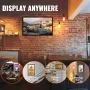 LED Poster Frame in Black, 16 x 24 Inch Picture Frame, Sidewalk Sign for Advertising Displays, Aluminum Picture Frame with LED B