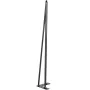 Hairpin Table Legs 45.7 cm Black Set of 4 Desk Legs Each 99.8 kg Capacity Hairpin Desk Legs 3 Rods for Bench Desk Dining End Tab