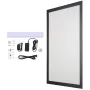 LED Poster Frame in Black, 16 x 24 Inch Picture Frame, Sidewalk Sign for Advertising Displays, Aluminum Picture Frame with LED B