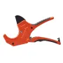 PVC Pipe Cutter, 0-2-1/2" O.D. Ratcheting PVC Pipe Cutter, Heavy Duty Tube Cutting Tool with Spare SK5 Blade for PVC, CPVC, PP-R