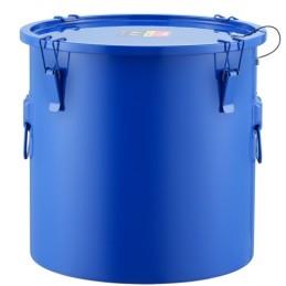 Fryer Grease Bucket, 8 Gal Oil Disposal Caddy Carbon Steel Fryer Oil Bucket With Rust-Proof Coating, Oil Transport Container