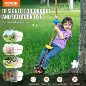 32 Rock Climbing holder klatrende klipper med farvet klatre reb hardware