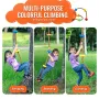 32 Rock Climbing Holds, Multi-Size and Colored Climbing Rocks for Kids and Adults, Rock Wall Holds with Colored Climbing Rope an