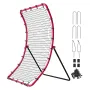Baseball And Softball Rebounder Net, 4 x 5.5 ft PitchBack Baseball Pitching Nest, Pitch Return Trainer Rebound Net with Pitching