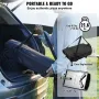 Outdoor Pizza Oven, 12" Gas Fired Pizza Maker, Portable Outside Pizza Grill with Thickened Cordierite Pizza Stone, Waterproof Co