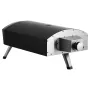 Outdoor Pizza Oven, 12" Gas Fired Pizza Maker, Portable Outside Pizza Grill with Thickened Cordierite Pizza Stone, Waterproof Co