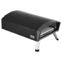 Outdoor Pizza Oven, 12" Gas Fired Pizza Maker, Portable Outside Pizza Grill with Thickened Cordierite Pizza Stone, Waterproof Co